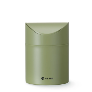 Lixeira de Mesa com Tampa Basculante - Verde - HENDI