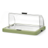 UNIQ Sliding Lid Buffet Display Case - Green - HENDI