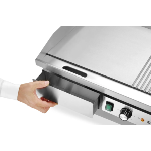 Grill Placa Estriada/Lisa - 717 x 383 mm - HENDI