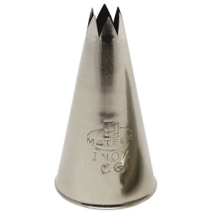 Douille Canelada Inox - D7 Dentes - ⌀ 11 mm - Lote de 2 - Matfer