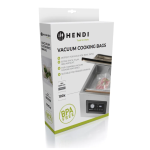 Smooth Vacuum Bags 400 x 400 mm - Pack of 50 - HENDI