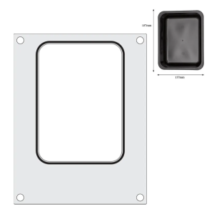 Matriz de Selagem para Seladora Manual - 187 x 137 mm - HENDI