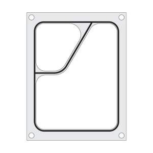 Matriz de Selagem Colt para Seladora Manual - 2 Compartimentos - HENDI