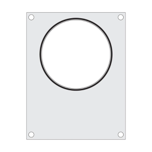 Matriz de Selagem para Seladora Manual - 1 Compartimento Redondo - HENDI