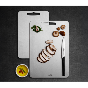 Tábua de Corte Inox 18/10 - 200 x 300 mm - Espessura 2.5 mm