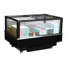 Refrigerador Congelador Tampa de Vidro Preto - 320 L - TEFCOLD