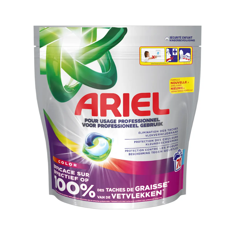 Cápsulas de Detergente Allin1 Pods Lavagem Cor - 70 Doses - Procter & Gamble