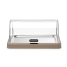 Vitrine Buffet with Sliding Lid UNIQ - Beige - HENDI