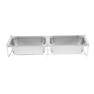 Suporte Metálico para Conjunto de Cubas GN - 680 x 160 mm - Vogue