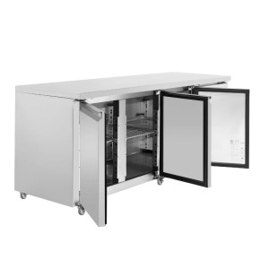 Mesa Refrigerada Positiva Profundidade 600 - 3 Portas - Dynasteel