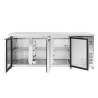 Mesa Refrigerada Positiva Profundidade 600 - 3 Portas - Dynasteel