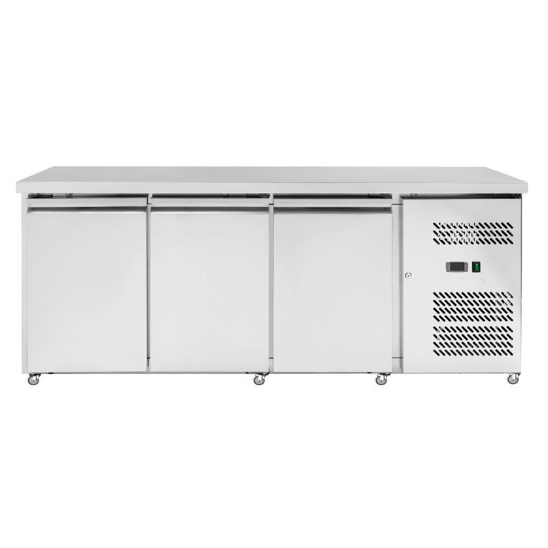 Mesa Refrigerada Positiva Profundidade 600 - 3 Portas - Dynasteel
