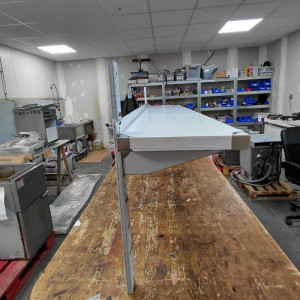 Prateleira de Parede em Inox - L 1500 x P 300 mm - Dynasteel