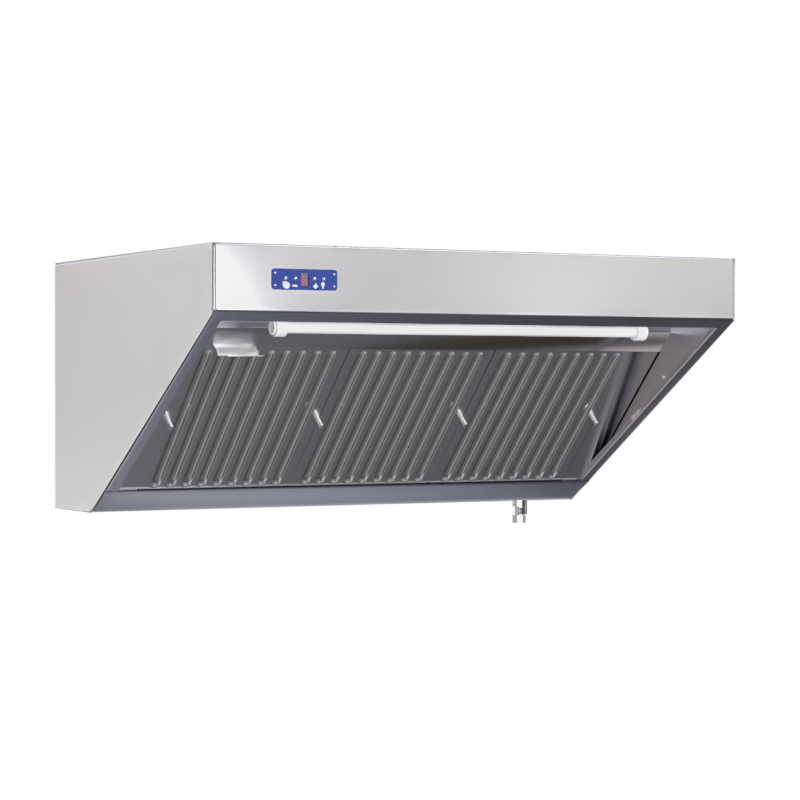 Hotte Snack Completa 900 - Comprimento 1600 - Motor, Led e Variador - Dynasteel