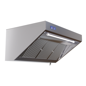 Hotte Snack Completa 900 - Comprimento 1600 - Motor, Led e Variador - Dynasteel