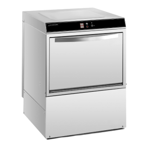 Lava-Louças Profissional com Dosador de Líquido de Enxágue e Detergente e Bomba de Drenagem - 50 x 50 cm - Dynasteel