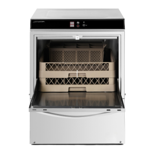 Lava-Louças Profissional com Dosador de Líquido de Enxágue e Detergente e Bomba de Drenagem - 50 x 50 cm - Dynasteel