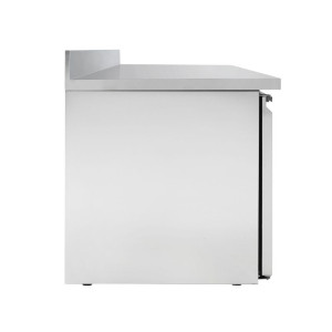 3-Door Refrigerated Table GN1/1 - Depth 700 with Backsplash - Dynasteel