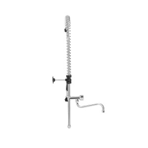 Chuveiro de Louça com Misturador Monocomando com Bico de Ganso - Dynasteel