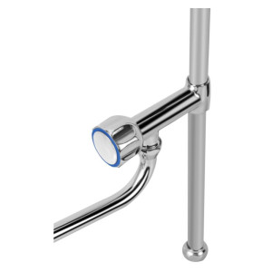 Chuveiro de Louça com Misturador Monocomando com Bico de Ganso - Dynasteel