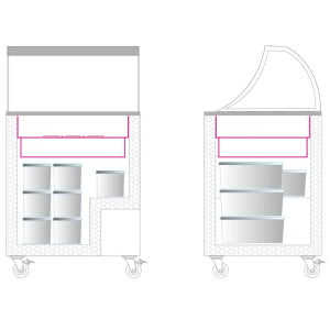 Congelador para Sorvete - 191 L - TEFCOLD