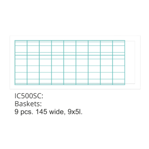 Vitrine para Sorvete Estático - 9 x 5 L