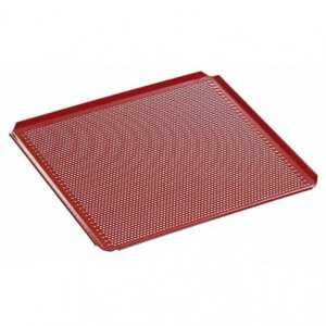Perforated silicone-coated GN 2/3 cooking plate