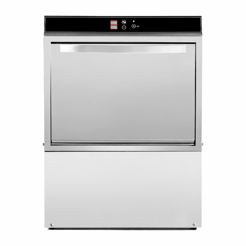 Lava-Louças Profissional com Dosador de Líquido de Enxágue e Detergente e Bomba de Drenagem - 50 x 50 cm - Dynasteel