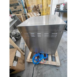 Lava-Louças Profissional com Dosador de Líquido de Enxágue e Detergente e Bomba de Drenagem - 50 x 50 cm - Dynasteel