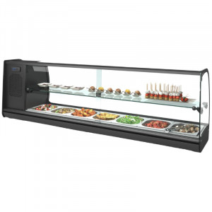 Vitrine de Sushi e Tapas - SLIM Tapas - GN 1/6 - SAYL