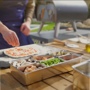 Boîte Japonesa Inox 5 Bacias - Armazenamento de Cozinha Profissional