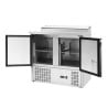 Star Refrigerated Saladette - 2 Doors with Opening Top