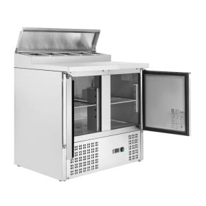 Saladette Refrigerada Star - 2 Portas com Teto Abrível