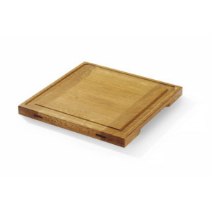 Tábua de Apresentação em Carvalho - 270 x 270 mm - HENDI