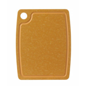 Tábua de Corte - Fibra de Madeira Marrom - 370 x 275 mm - HENDI