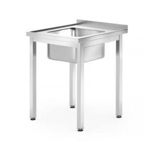 Plonge 1 Central Sink Profi Line - P 600 x L 600 mm - HENDI
