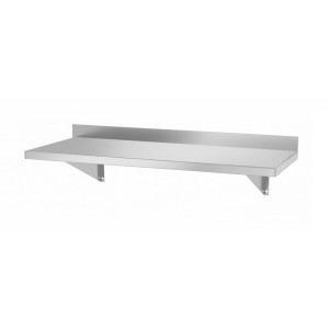 Prateleira de Parede com 2 Suportes - L 800 x 300 mm - HENDI