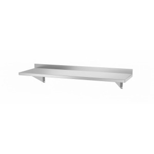 Prateleira de Parede com 2 Suportes - L 1000 x 300 mm - HENDI