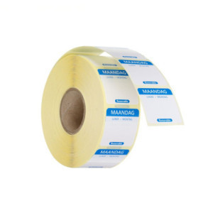 Etiquetas de Rastreabilidade Segunda-feira - Rolo de 1000 - HENDI