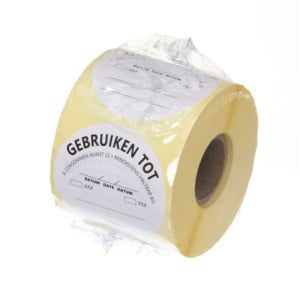Label "To Be Consumed Before" - Pack of 500 - HENDI