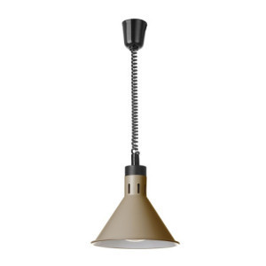 Lampe Aquecedora Cônica Ajustável - Bege - HENDI