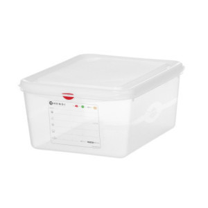 Bac GN 1/2 Transparente em PP - 10 L - HENDI