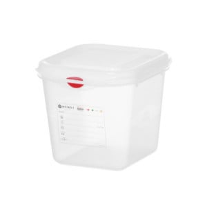 Bac GN 1/6 Transparente em PP - 2,6 L - HENDI