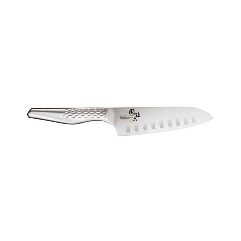 Facas Santoku Alveoladas Seki Magoroku Shoso 16,5 cm - Corte preciso e robusto