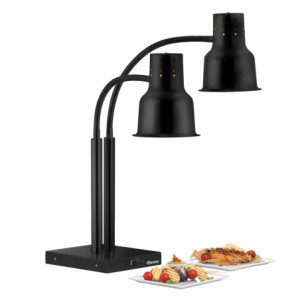Lampe Chauffante Dupla Preta - 500 W - Bartscher