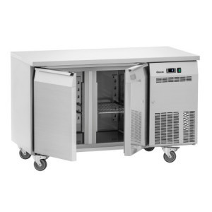 Positive Refrigerated Table - 2 Doors GN 1/1 - Depth 700 - Bartscher