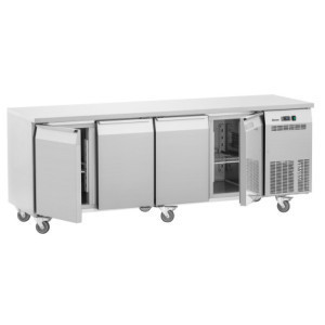 Mesa Refrigerada Positiva - 4 Portas GN 1/1 - Profundidade 700 - Bartscher