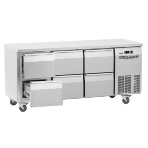 Mesa Refrigerada Positiva - 6 Gavetas GN 1/1 - Profundidade 700 - Bartscher