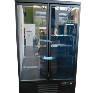Vitrine Refrigerada Positiva 2 Portas Preto - 1000L | CombiSteel