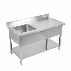 Plonge 1 Bac com Espaldar e Prateleira - L 1000 x P 700 mm - Dynasteel
